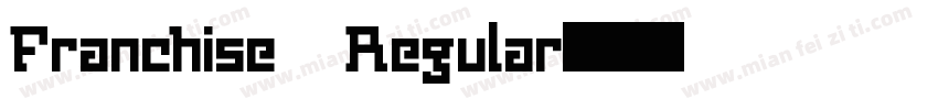 Franchise Regular字体转换